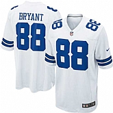 Nike Men & Women & Youth Cowboys #88 BRYANT White Team Color Game Jersey,baseball caps,new era cap wholesale,wholesale hats